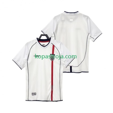 Billiga Fotbollströjor England Retro Hemma tröja 2002 Kortärmad